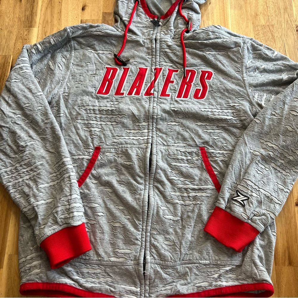 Zipway Portland Trail Blazers Tear-Away Hoodie Men’s L NBA Licensed